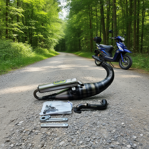 Sistema di Scarico con Silenziatore in Titanio Arrow Approvato per Peugeot Speedfight 50 Cc Modello 33506ET - Product Image 3