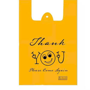 Bolsas de plástico de camisetas coloridas, buena capacidad de carga para compras en tiendas de comestibles, transporte para embalaje de alimentos - Product Image 4