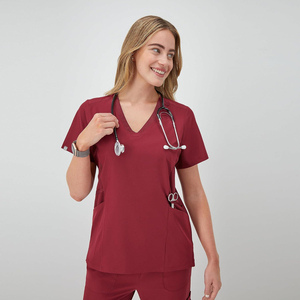 Élégant Jogger Scrubs Uniformes Ensembles Hôpital Médecin Infirmière Médical Gommage Costumes Coton Unisexe En Gros Plus La Taille Personnalisé 2025 - Product Image 6