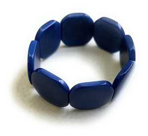 Brazalete de madera y resina para mujer de diseño moderno en múltiples colores hallazgos de joyería - Product Image 3