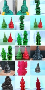 Vela LORD VESSUWAN de 14cm. para el culto, producto decorativo y luminoso, velas OEM de Tailandia - Product Image 5