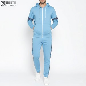 Survêtement d'hiver pour homme, coupe classique, style streetwear, respirant, 100% coton, à capuche, uni, best-seller - Product Image 1