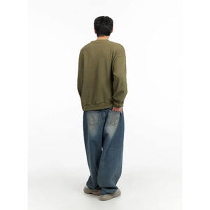 เสื้อสเวตเตอร์ผ้าฝ้าย100% ผู้ชายผ้าคอตตอนเนื้อนุ่มระบายอากาศได้ดีเป็นมิตรกับสิ่งแวดล้อมดีไซน์โดดเด่นพร้อมโลโก้เฉพาะบุคคล - Product Image 6