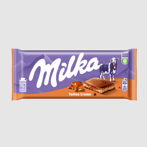 มิลก้า ทอฟฟี่ ครีม ช็อกโกแลตบาร์ 100 กรัม - ขนมหวานแสนอร่อย - Product Image 6
