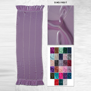 Elegante Estola Larga de Organza Ligera, Duradera y Transpirable para Mujer con Borde con Volantes - Product Image 2