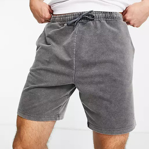 Shorts de survêtement décontractés pour homme en toile 100% coton, taille mi-haute, avec cordon de serrage, respirants, imprimé graphique tendance, légers pour l'été - Product Image 3