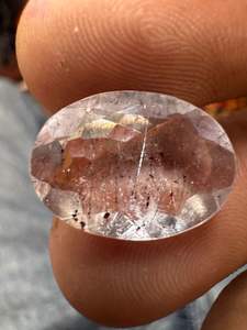 พลอยอะความารีนจากลูกแพร์สุดเจ็ดชิ้นตามธรรมชาติมีสีให้เล่น/เครื่องประดับทำทำนองขนาด16.90x12.20x5.60มม. - Product Image 5