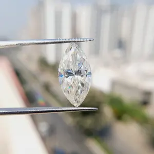 Fabricación profesional IGI Certified Diamond Mayoristas 1.36CT Marquise Lab Grown Diamond Excelente E- VVS1 Clarity Diamond