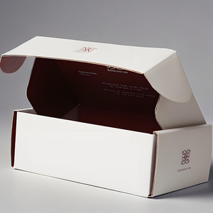 Cajas de embalaje ecológicas Caja de papel corrugado de color personalizado Cajas de embalaje de pinta de hielo impresas para joyería - Product Image 5