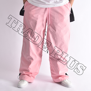 Pantalon de neige rose extérieur de haute qualité imperméable et isolé avec doublure en polaire et ceinture à cordon de serrage réglable pour le confort - Product Image 1