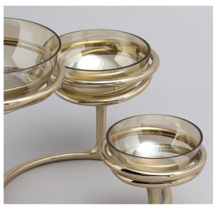 Bol de service à chocolat poli au design unique et écologique, fait main, de qualité supérieure, pour la décoration de table centrale, idéal pour les restaurants et les fêtes - Product Image 6