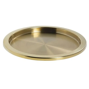 Bandeja de servicio de bebidas de metal moderno para cocina y sala de estar - Product Image 2