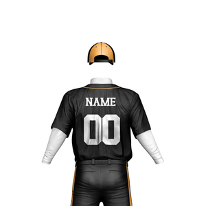 Meilleur prix fournisseur en gros, maillot de baseball personnalisé avec pantalon, ensemble uniforme, uniforme de baseball respirant avec impression par sublimation - Product Image 6