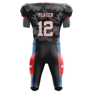 Maillot de football américain ODM OEM pour enfants uniforme de jeunesse sublimé de qualité supérieure avec nom et numéro personnalisés - Product Image 2