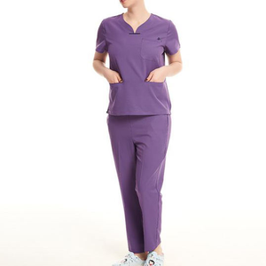 Uniforme médical en gros Médecin Infirmière Scrubs Costume imprimé personnalisé Anti-Bactérien Soins Infirmiers Scrubs Uniforme Médical en gros - Product Image 1