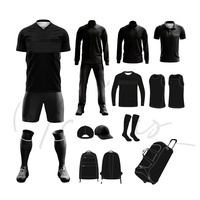 Nouvelle conception, maillot de football pour hommes de haute qualité, ensemble de shorts d'équipe, impression numérique personnalisée, respirant, léger