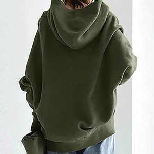 Unisex logotipo personalizado transpirable a prueba de viento respetuoso con el medio ambiente cremallera completa polar bordado con capucha invierno estilo Hip Hop venta al por mayor sólido - Product Image 4