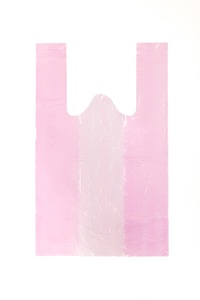 Bolsa de Camiseta con Refuerzo Lateral Reciclable de LDPE con Asa Tipo Chaleco para Uso Comercial y de Supermercado - Product Image 4