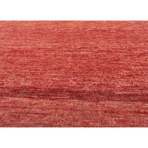 Alfombra de Lana Anudada a Mano Blythe Roja Naranja AKWL-13043 - Alfombra Afgana de Yute de Color Sólido 9x12 para Sala de Estar, Pasillo, Dormitorio - Product Image 3