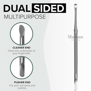Herramienta Profesional de Alta Calidad para el Cuidado de las Uñas, Empujador de Cutículas de Doble Punta de Acero Inoxidable, Limpiador de Uñas, Reutilizable, para Manicura y Pedicura - Product Image 2
