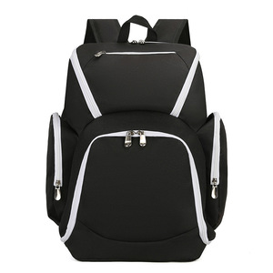 Sac à dos d'équipe de basketball en nylon et polyester, grande capacité, pour le sport, les voyages, l'extérieur, durable, motif lettres BB-0062B - Product Image 3