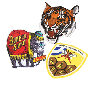 Toppe Ricamate 3D con Tigre Personalizzate, Texture Unica, Dettagli Vivaci, Decorazione per Abbigliamento, Logo Personalizzato in Formato Grande - Product Image 2