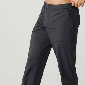 Pantalon de bureau de qualité supérieure pour hommes-Design confortable à boutons, idéal pour les looks professionnels décontractés - Product Image 3