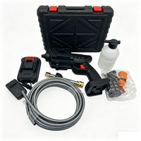 Alat Cuci Tekanan Tanpa Kabel 21V 10Bar Portabel untuk Cuci Mobil 3.5L Min dengan Botol Busa dan Baterai Lithium