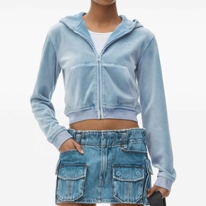 เสื้อฮู้ดดี้ผู้ชายทรงบ็อกซี่แบบย้อมสีเอซิด แต่งสีบล็อกตัดกัน พร้อมลายปัก - Product Image 1