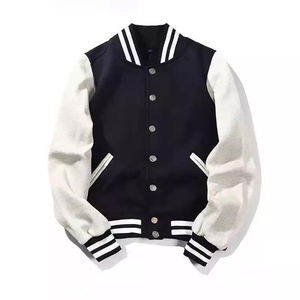 Chaqueta de Invierno para Hombre, Talla Grande, 100% Algodón, con Logotipo Personalizado, Cuello Alto, Estilo Letterman, Alta Calidad, Venta al Por Mayor - Product Image 6