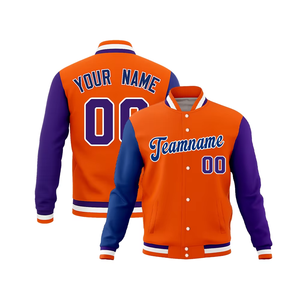 แจ็คเก็ตเบสบอลวิทยาลัยคุณภาพสูงสุดสำหรับผู้ชาย แบบมีฮู้ด ด้านหน้าเคลือบ รุ่นใหม่ล่าสุด ขายส่ง เสื้อผ้าลำลองสำหรับฤดูใบไม้ร่วงและฤดูหนาว - Product Image 2
