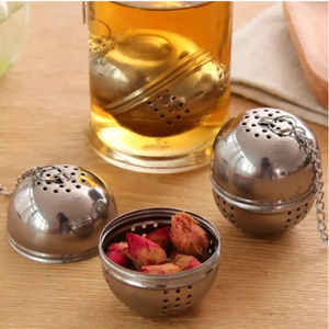 Infusor de Té de Acero Inoxidable en Forma de Bola - Colador Esférico para Té de Hojas Sueltas y Té de Hierbas - Product Image 1