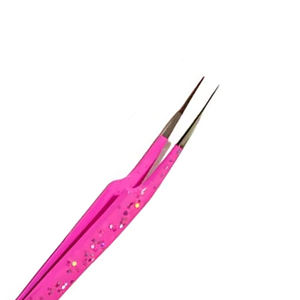 Pinces à extensions de cils Sevmek Surgical Diamond Grip en acier inoxydable anti-magnétique de haute qualité, pointe lisse, étiquette privée personnalisée - Product Image 6