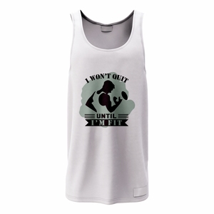 Débardeurs personnalisés sur commande Concevez votre propre chemise sans manches vêtements de yoga pour hommes - Product Image 1