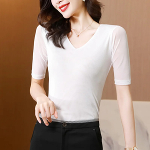 เสื้อยืดโอเวอร์ไซส์ทรงบ็อกซี่แบบครอปสำหรับผู้ชาย ผ้าฝ้าย/โพลีเอสเตอร์ 100% ป้องกันการหดตัว ดีไซน์และโลโก้สั่งทำได้ พิมพ์ลายตามสั่ง สีตามสั่ง - Product Image 3