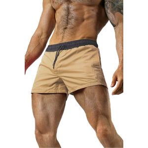 Nuevos pantalones cortos deportivos para hombre, cinturón elástico ligero personalizado, cintura media, Fitness, gimnasio, correr, pantalones cortos de playa para hombres - Product Image 4
