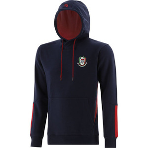Sweat à capuche d'hiver pour hommes 100% coton confortable avec impression numérique à motif solide Logo à capuche avant Service OEM disponible-Noir - Product Image 2