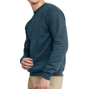 2025 Hip Hop Style Causal Wear Plain Blank 100% Cotton Sweatshirts for Unisex Streetwear Pullover <b>Hoodie</b> basics Sweatshirt - Product Image 3