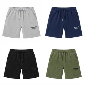 Premium <b>Men</b> <b>Sweat</b> <b>Shorts</b> Comfortable Cotton Blend Training Quick Dry Breathable Drawstring Waist for Gym Workout Running Sports - Product Image 4