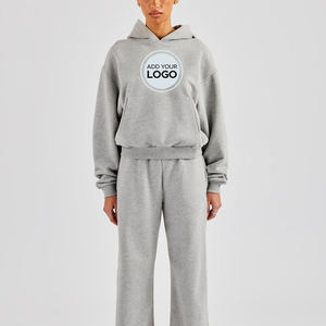 Ropa deportiva con logotipo personalizado, ropa de gimnasio, chándal, ropa de estilo Hip Hop, sudaderas con capucha, chándal para correr - Product Image 3