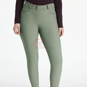 Culottes d'équitation personnalisées pour femmes Fournisseur OEM ODM, élégant, tissu flexible, confortable, taille moyenne, design léger - Product Image 1