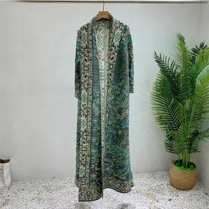 Thobe / Thawb nuevo Abaya/islámico Medio Oriente árabe vestido largo corbata manga murciélago cuello redondo moda elegante vestido Bata - Product Image 2