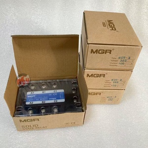 Relé de Estado Sólido Trifásico <span class=keywords><strong>MGR</strong></span> 380V 100A con Control de CC a CA, Nuevo en Empaque Original, <span class=keywords><strong>MGR</strong></span>-<span class=keywords><strong>3</strong></span> 032 38100 Z / <span class=keywords><strong>MGR</strong></span>-<span class=keywords><strong>3</strong></span> 032 38100Z - Product Image 2