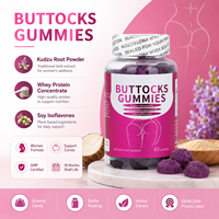 Bonbons Gommeux Premium pour l'Amélioration des Fesses, Courbes Attrayantes, Lifting Efficace des Fesses, Agrandissement des Hanches, Récupération Post-Liposuccion, Vitamines BBL pour Femmes, 60 Unités