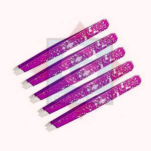 Pince à épiler les sourcils greffés en acier inoxydable de conception personnalisée de haute qualité - Product Image 1