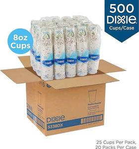 Soyez le premier à écrire un avis pour Dixie PerfecTouch 8 Oz. Tasse à café chaude en papier isolée par GP PRO (Géorgie-Pacifique), Coffee Haze, 5338DX, 500 unités - Product Image 6