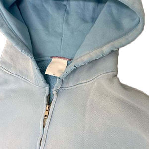 Sudadera con capucha de algodón pesado personalizada para hombre, lavada con piedra ácida de gran tamaño, desgastada, lavada Vintage, felpa francesa, teñida lisa de invierno - Product Image 5