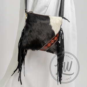 LW Customized Pure Leather Hair on <b>Shoulder</b> <b>Sling</b> Bag Genuine Leather Women Hair On <b>Sling</b> Bags - Product Image 6