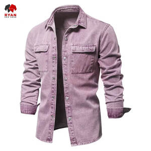 Veste en jean pour homme de haute qualité, personnalisation de la marque, fabricant OEM et ODM, vente en gros à prix bas, tailles plus grandes, couleur unie - Product Image 6