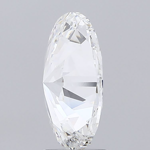 Diamant synthétique de 3,15 carats, taille ovale, couleur E, cultivé en laboratoire, certifié IGI, clarté VS2, marque Rising Diamond, bague de fiançailles personnalisée - Product Image 3